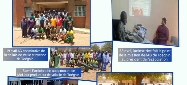 Vie d’association : ce que nous avons fait en avril